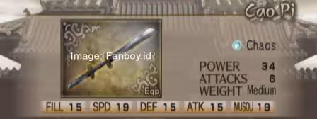senjata terkuat cao pi dw5