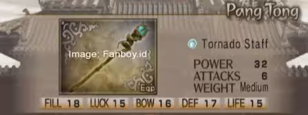 senjata terkuat pang tong dw5