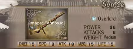 senjata terkuat sun ce dw5