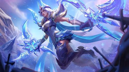Wallpaper Karrie Mobile Legends Skin Ice Talon
