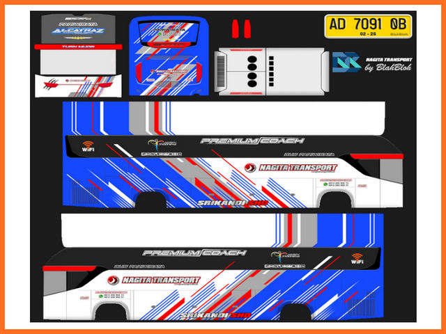 Livery Bus Srikandi Nagita Transport