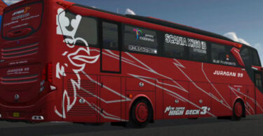 Mod Bussid Bus Scania JETBUS3 SHD Terbaru