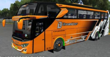 Mod Bussid pariwisata Dreamliner Raven