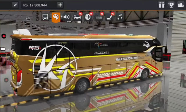 Livery BussID Arjuna XHD KHATULISTIWA TRANS