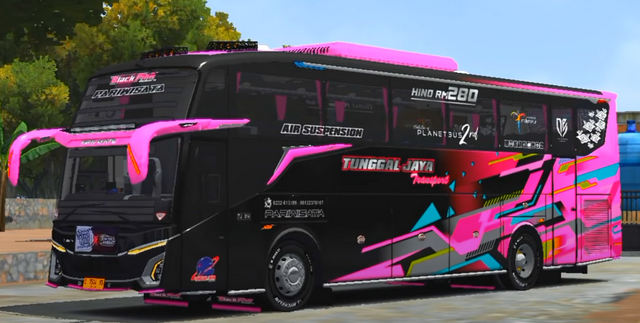 Mod Bussid Jb5 Blackpink Full Banner Keren Banget