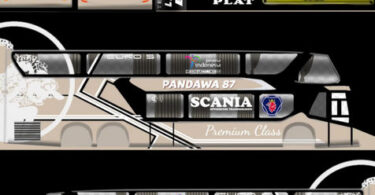 livery bussid double decker scania