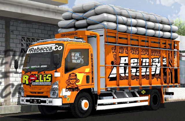 Bussid Truck Isuzu Muatan Berat