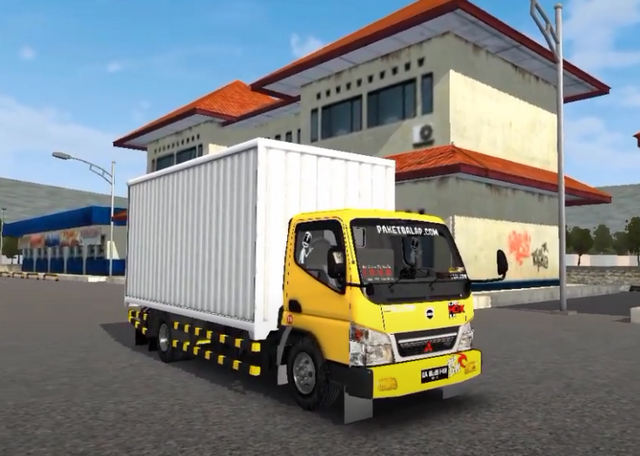 Mod Bussid Truck Canter Standar BOX