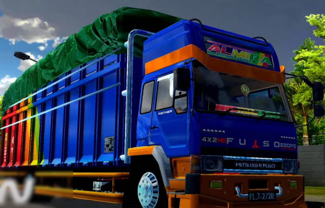 Mod Bussid Truck Fuso Engkel