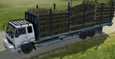 Mod Bussid Truck Muatan Berat Kayu Fighter Balak Tronton