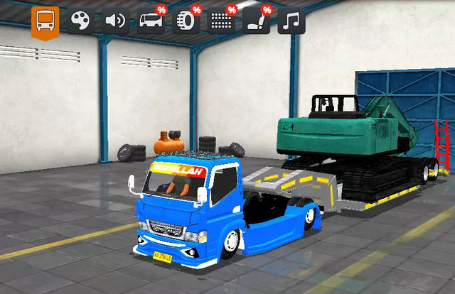 Mod Bussid Truck Muatan Excavator