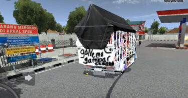 mod bussid truck muatan berat knalpot serigala