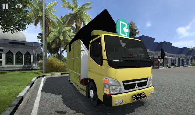 mod bussid truck canter herex