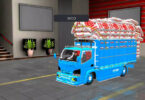 mod bussid truck canter muatan gayor