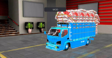 mod bussid truck canter muatan gayor