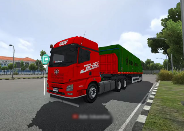 mod bussid truck faw jh6 siba surya