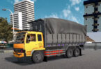 mod bussid truck fuso 6x4 muatan berat