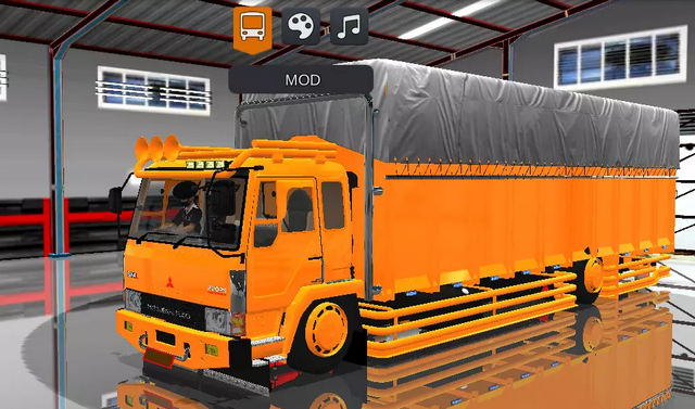 mod bussid truck fuso fighter