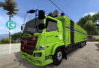 mod bussid truck fuso tribal full muatan