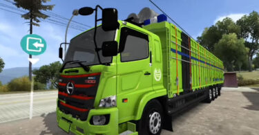 mod bussid truck fuso tribal full muatan