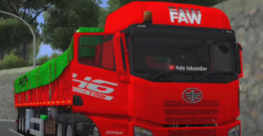 mod bussid truck siba surya