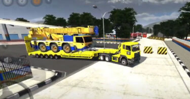 mod bussid truck trailer muatan berat