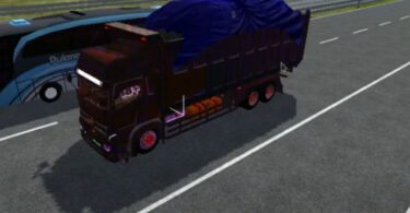 Mod Truck Hino Dump C9 Muatan Berat Bussid