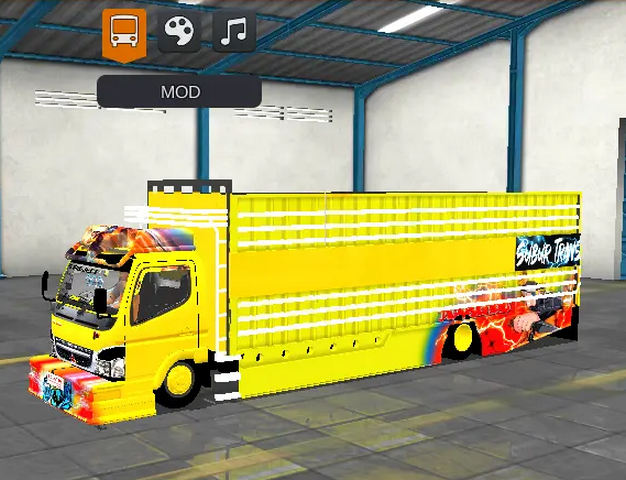 Mod Bussid Truck Canter Sulawesi Long Chassis Terbaru