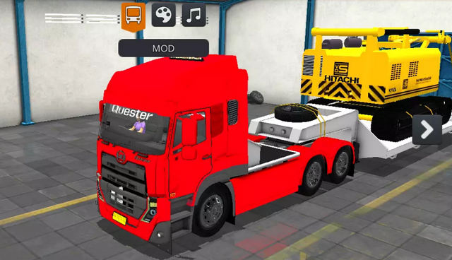 Mod Bussid Truck Fuso Muatan Excavator Mini