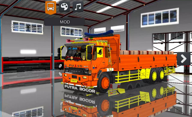 Mod Bussid Truck Fuso Putra Bogor No Terpal
