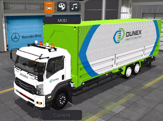 Mod Bussid Truck Isuzu Giga Wings Box