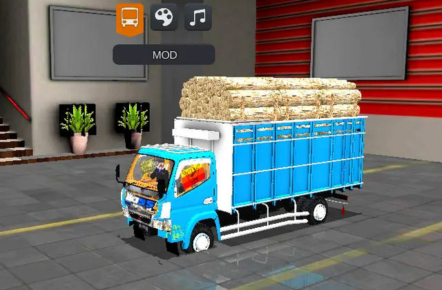 Mod Bussid Truck Kayu Mahoni