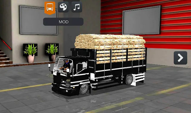 Mod Bussid Truck Muatan Kayu Mbois Muatan Kayu Tinggi