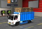 Mod Bussid Truck NKR66 Muatan Kayu Sengon