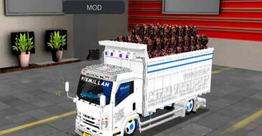 Mod Bussid Truk Muatan Sawit Giga NMR Modern Style