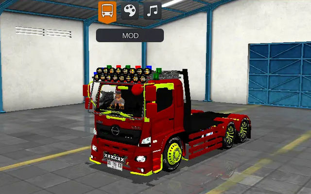 Mod Bussid Truk Sulawesi Knalpot Srigala Hino Chassis