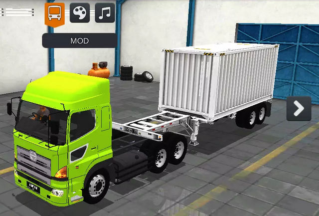 Mod Truck Hino 700 Peti Kemas Box