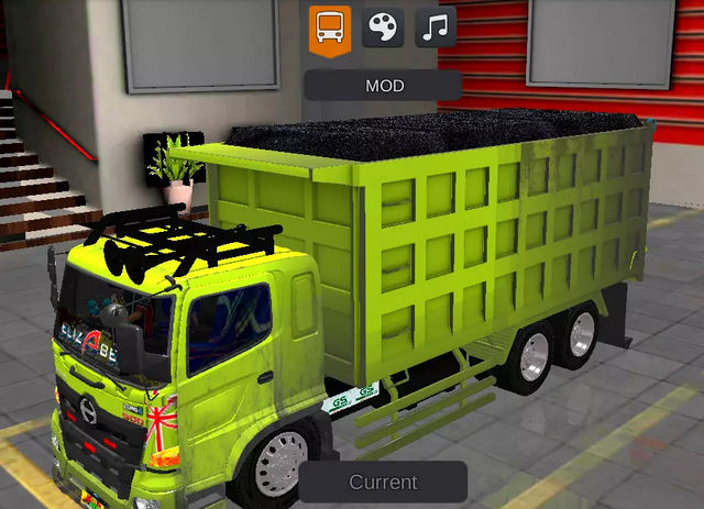 Mod Truk Muatan Pasir Hitam Hino 500
