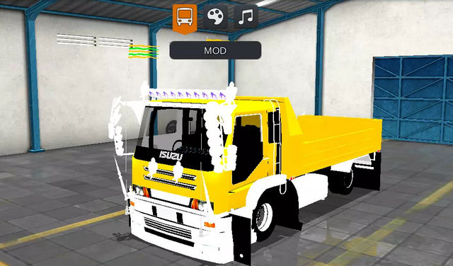 mod bussid dump truck canter