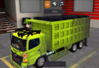 mod bussid truck hino 500 muatan pasir