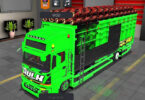 mod truck hino 500 muatan sawit overload