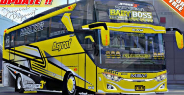Mod Bussid Asyrof XHD Jb3 Baby Boss