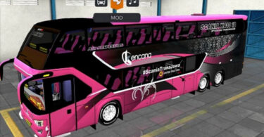 Mod Bussid Bus Double Decker Kencana Avante Full Aksesoris