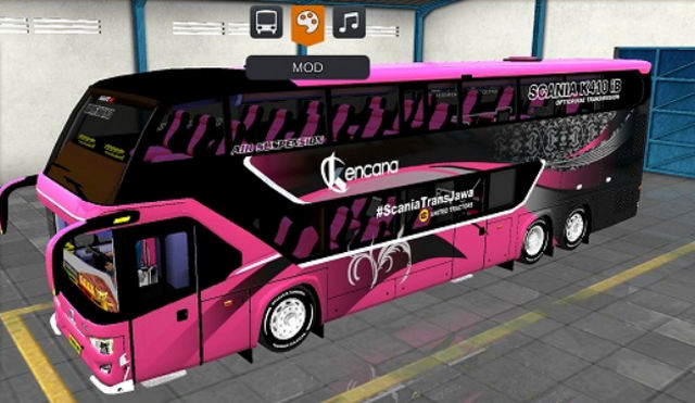 Mod Bussid Bus Double Decker Kencana Avante Full Aksesoris