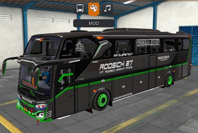 Mod Bussid Bus Mewah Full Strobo Mulyo Indah JB3 SHD
