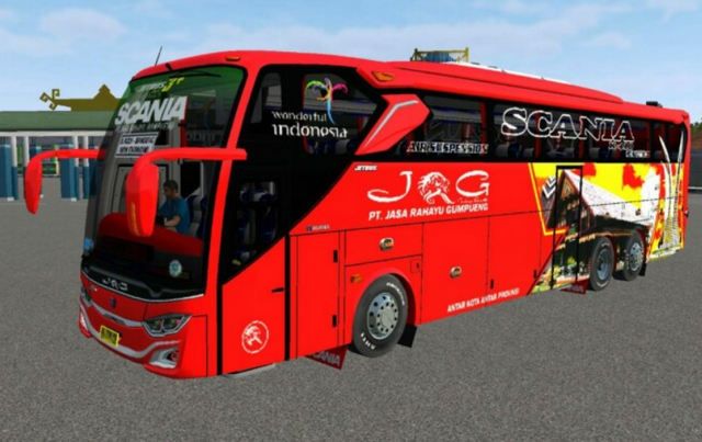 Mod Bussid Bus Pariwisata Mewah JRG K410 SG