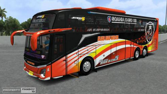 Mod Bussid Double Decker JB5 Scania K450CB
