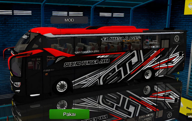 Mod Bussid Full Strobo Bus Sudiro Tungga Jaya