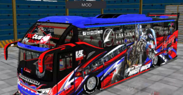 Mod Bussid Full Strobo dan Aksesoris Ceper SR2 RN285