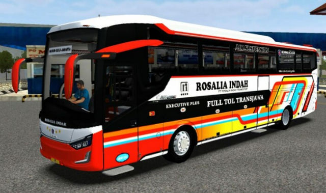 Mod Bussid SR3 Double Decker Rosalia Indah